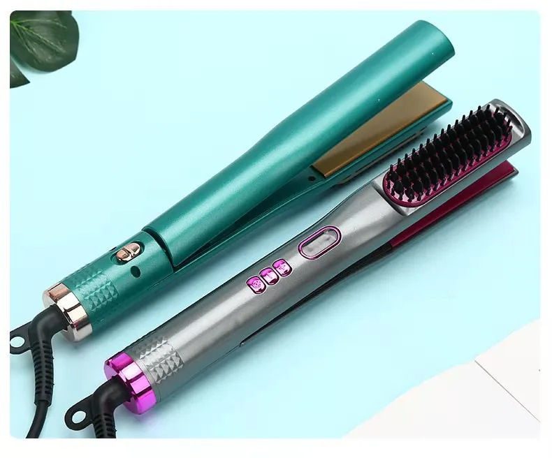 

Splint Straight Hair Curls Dual-Purpose Inner Buckle Straight hair comb splint dual purpose