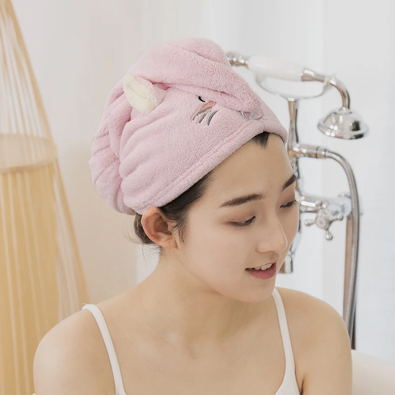 Полотенце из микрофибры для лица аниме быстросохнущее полотенце волос банное