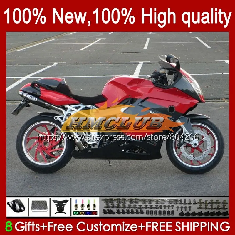 

Корпус для BMW K1200S красный черный горячий K1200 K 1200 S 106No.6 K-1200 S 05 06 07 08 09 10 K 1200 S 2005 2006 2007 2008 2009 2010 обтекатель