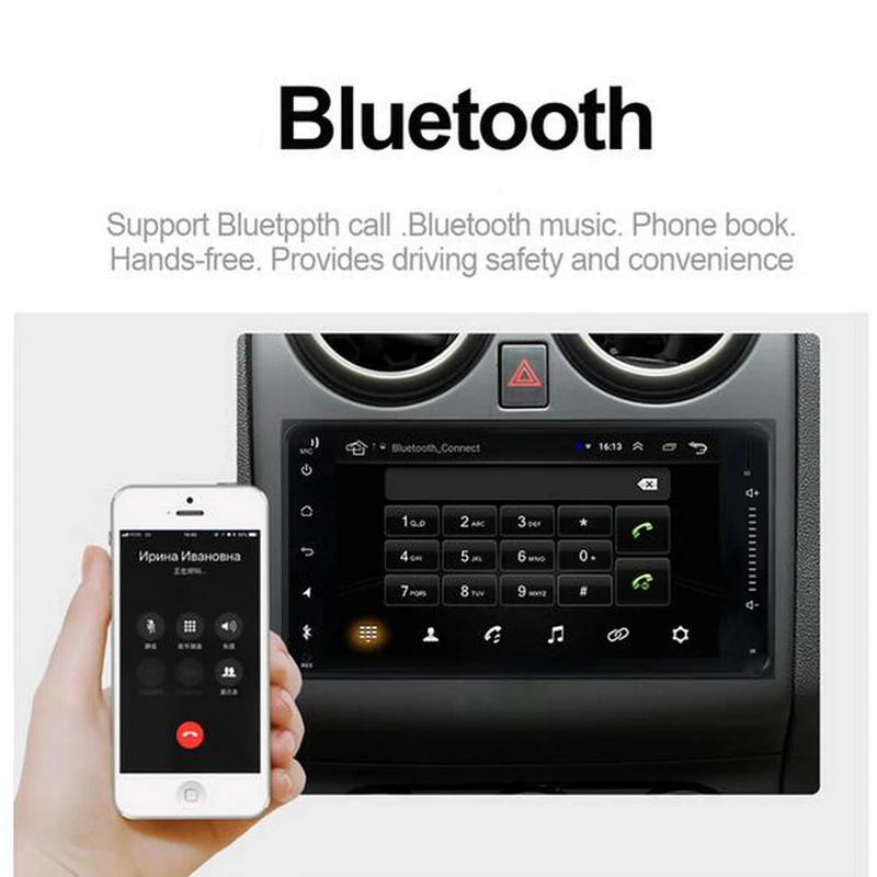 Автомобильный радиоприемник 2 Din 7 дюймов Windows Ce Bluetooth Mirrorlink USB FM GPS сенсорный экран