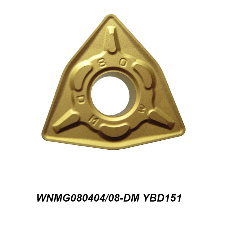

Original WNMG 080404 080408 WNMG080404-DM WNMG080408-DM YBD151 Processing Cast Iron Cylindrical Turning Tool CNC Carbide Insert