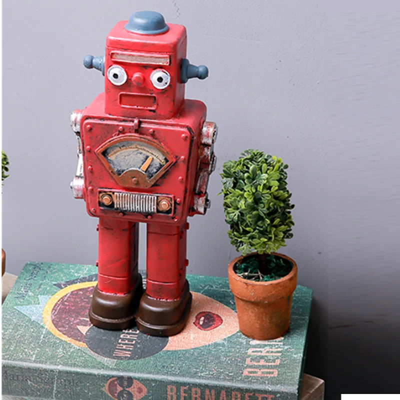 

Nordic Creative Crafts Robot Crafts Living Room Decoration Sculpture Office Decoration Home Decoration A1228