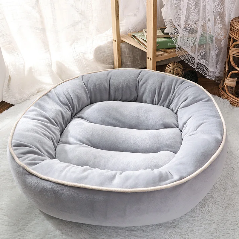 

New Warm Dog Kennel Pet Square Dog Mat Comfortable Pet Deep Sleep Supplies Cat Bed Cat Sofa Large Medium And Small Optional