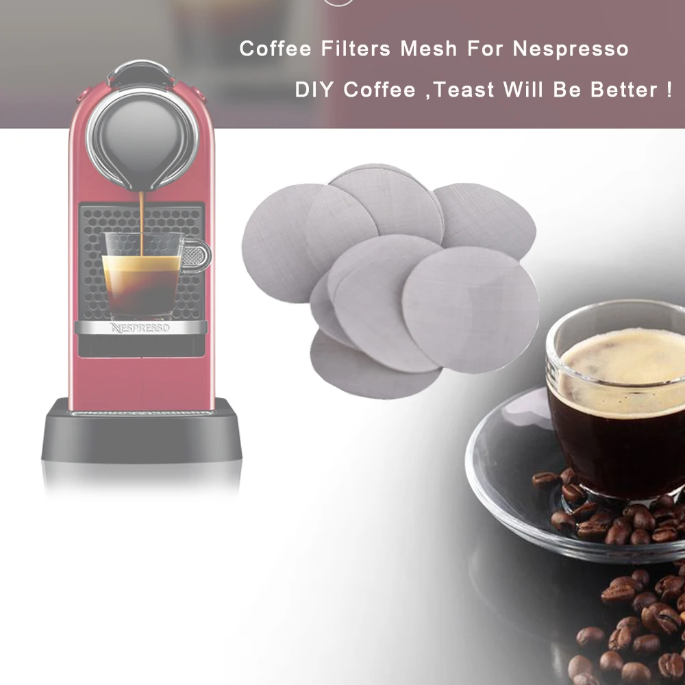 Фильтрующая сетка подходит для кофеварки Nespresso из нержавеющей стали диаметр 27 мм