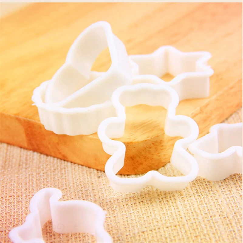 6 шт./лот форма сердца звезда круглый медведь печенье Форма для выпечки тортов