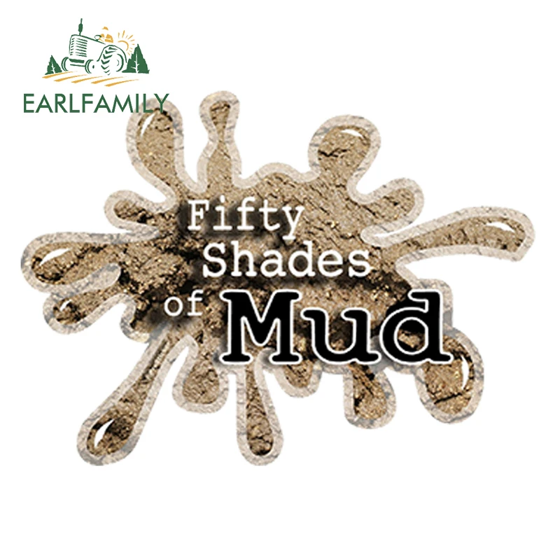 EARLFAMILY 13 см x 8 см серия Mudder наклейка из пятидесяти оттенков грязи Крыса Стержень забавная Автомобильная наклейка водонепроницаемые автомобильные аксессуары