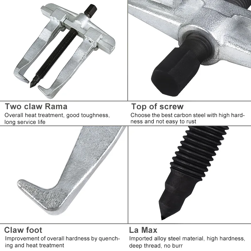 75/100/150 мм два для рычага челюсти раздвижная Экипировка рук подшипник съемник