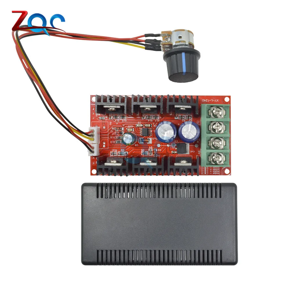 DC 12V 24V 48V 2000W MAX 10-50V 40A контроллер скорости двигателя постоянного тока PWM HHO RC PWM вентилятор автомобильный регулятор мощности переключатель плавного пуска
