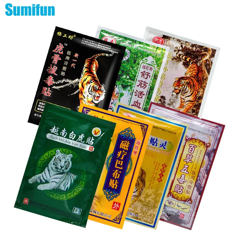 Медицинская мазь для снятия боли в суставах 7 тигровых бальзамов | Пластыри