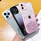 Роскошный блестящий чехол со звездами для Samsung A10 A20 A30 A50 A70 A31 A51 A71 A32 A52 A72 S20 Plus Note 20, чехол для телефона, жесткий пластиковый чехол