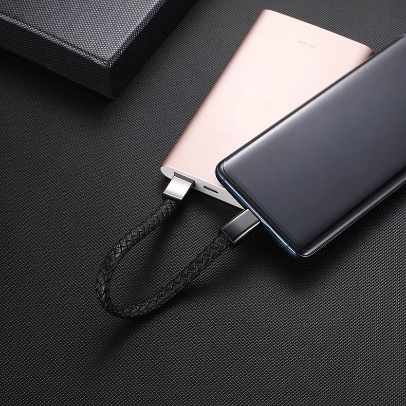 Мини type-C Micro USB браслет зарядное устройство зарядный кабель для samsung S8 A50 huawei P30 pro Открытый Портативный кожаный шнур синхронизации