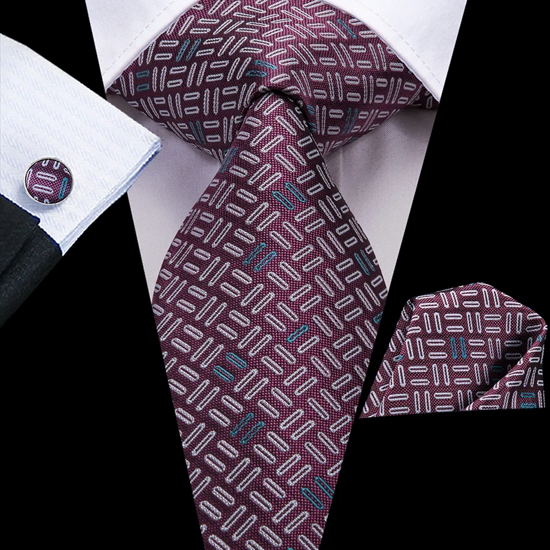 SN-3260 Hi-Tie, Новое поступление, Цветочные Галстуки для мужчин, черный шелковый галстук и карманный квадратный набор, мужские галстуки, модные галстуки Corbatas Para Hombre SN-3030 - Цвет: SN-3260