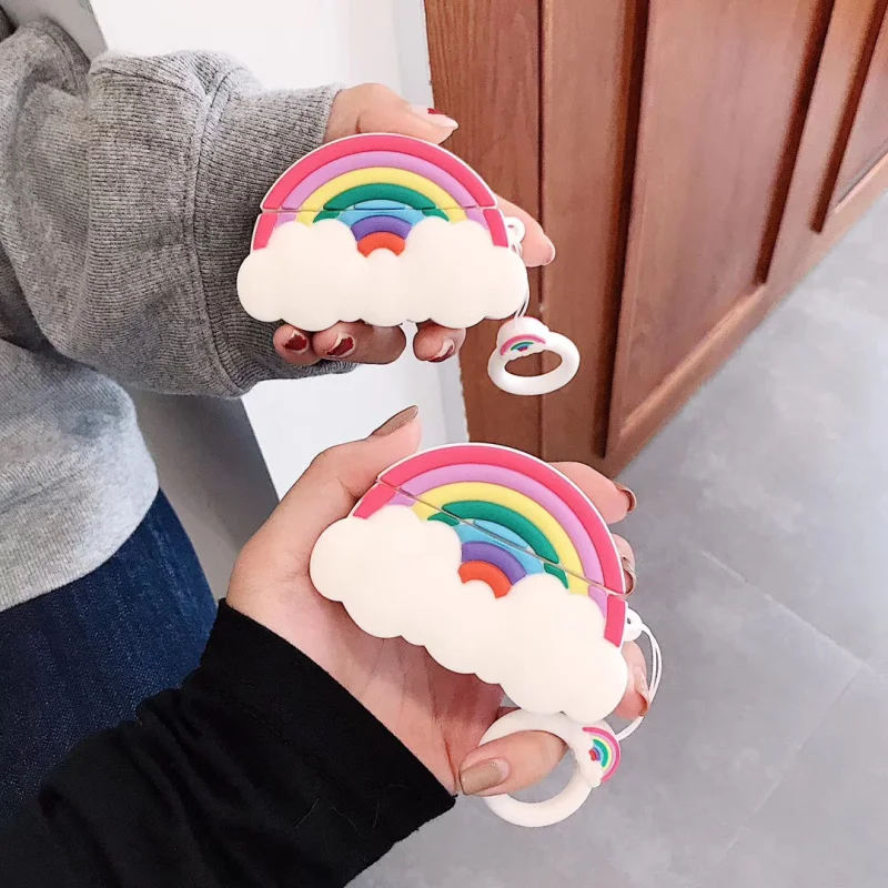 Новый милый чехол для Apple Airpods Pro Чехол Силиконовый мультяшный наушников Blutooth 1 2 3