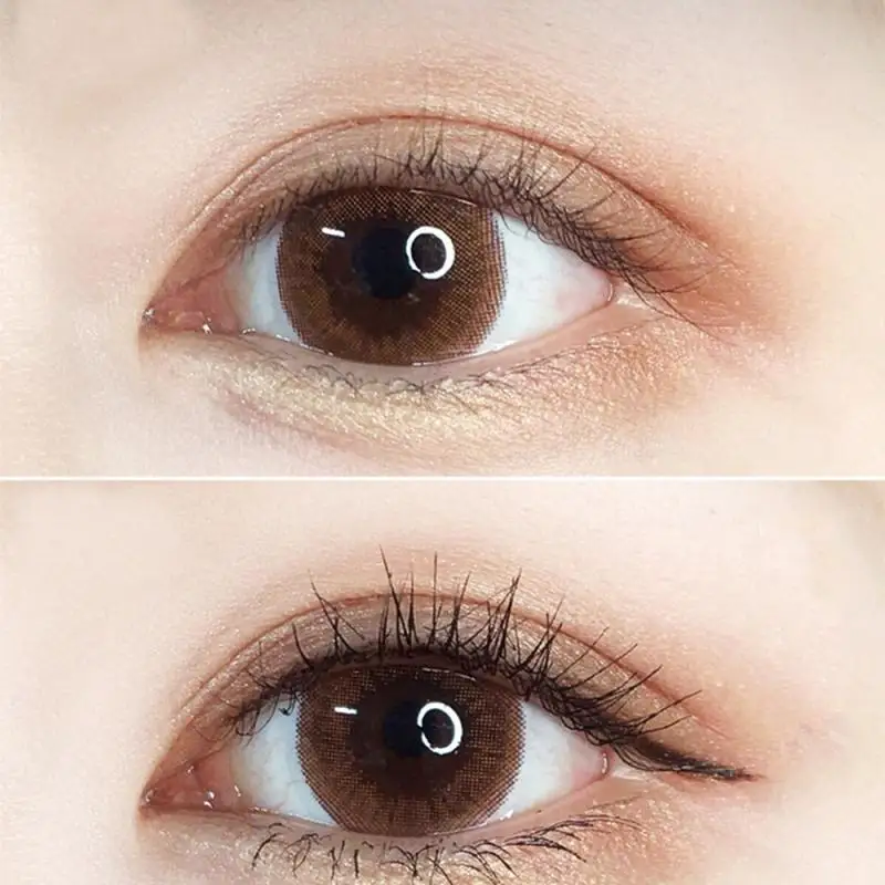 1 шт. Водостойкая тушь для ресниц стойкая тонкая и толстая Кучерявая Кисть не