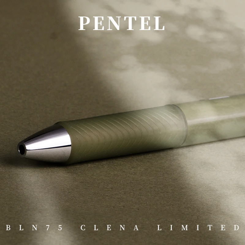Винтажный выпуск! Японская гелевая ручка Pentel EnerGel Cafe De Clena 0 5 мм с черными