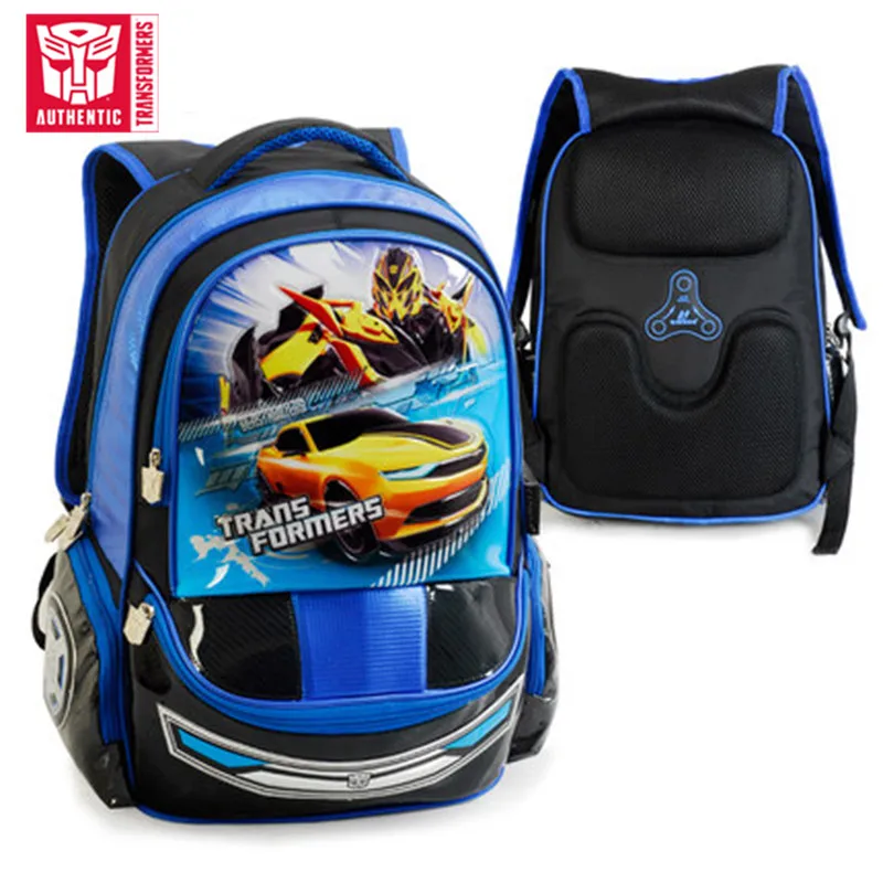 Детская школьная сумка трансформеров модный рюкзак с мультипликационным аниме
