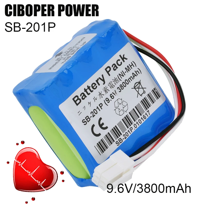 Фото CP Medical Battery SB-201P 9,6 V/3800mAh для электрокардиограммы (ECG) №1