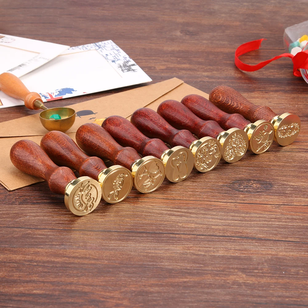 Винтажные любовные сердца тема печать штамп DIY конверты для украшения ручная