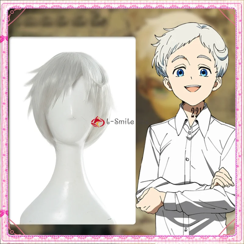 

Anime The Promised Neverland Cosplay Wigs Norman Cosplay Wig Synthetic Wig Hair Halloween Carnival Party Yakusoku no Neverland