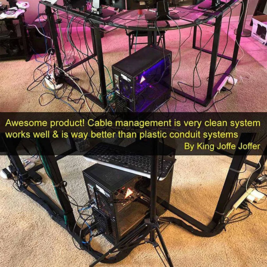 Защитный кабель с расширяемой муфтой для управления компьютерным шнуром 4