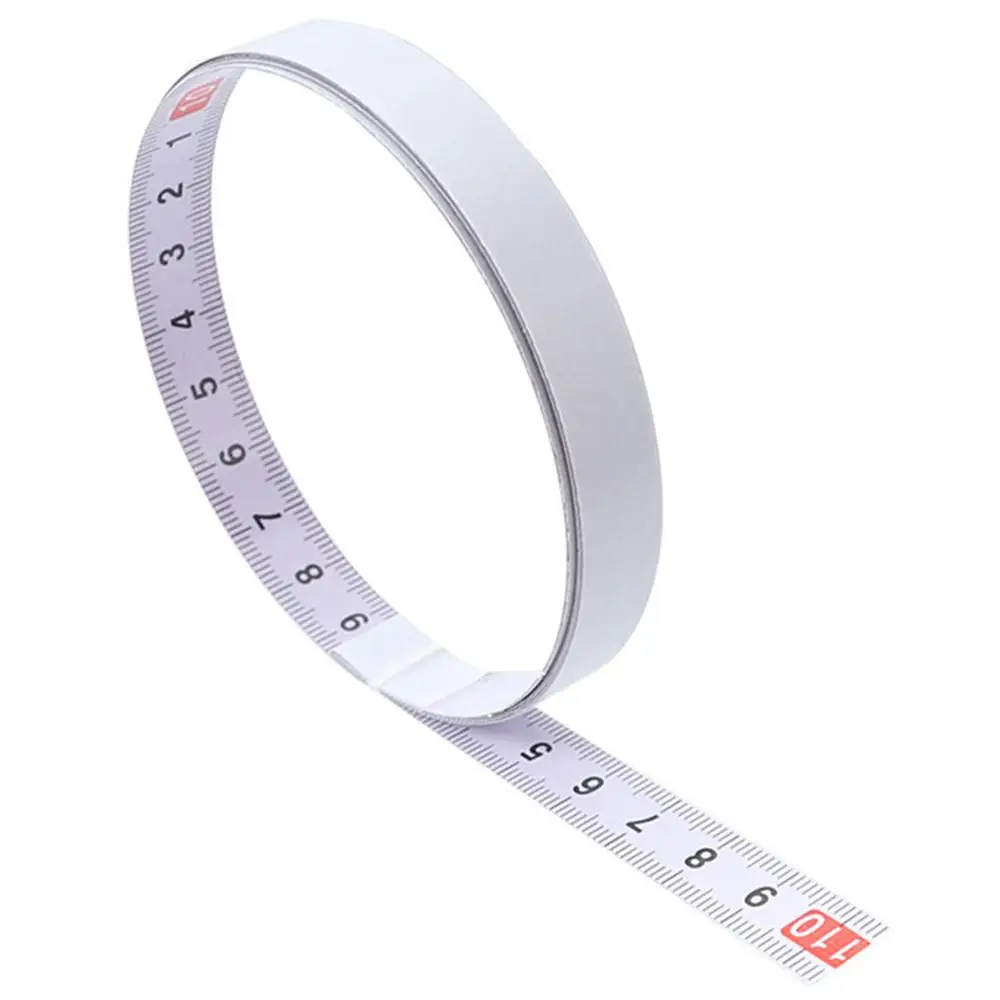 

Durable Stainless Steel Tape 13.0mm Parts Sawing Tool Meter Stained Steel Ruler Scale Tape White Gauge Measure Dial Instrument