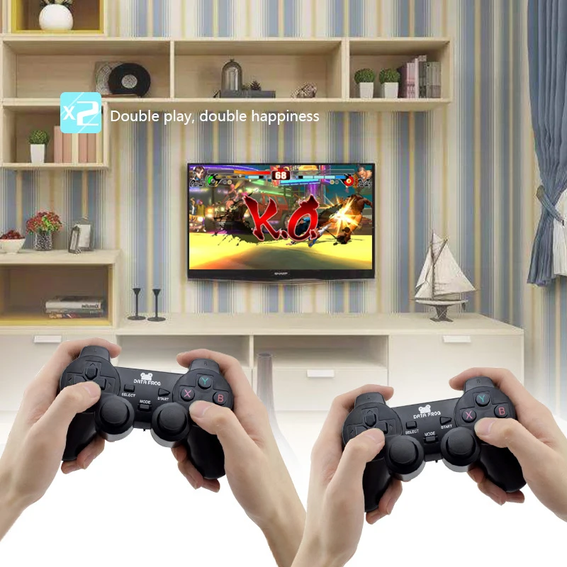 Беспроводной геймпад для телефона Android/ПК/PS3/ТВ приставки 2 игрока джойстик 4G USB ПК