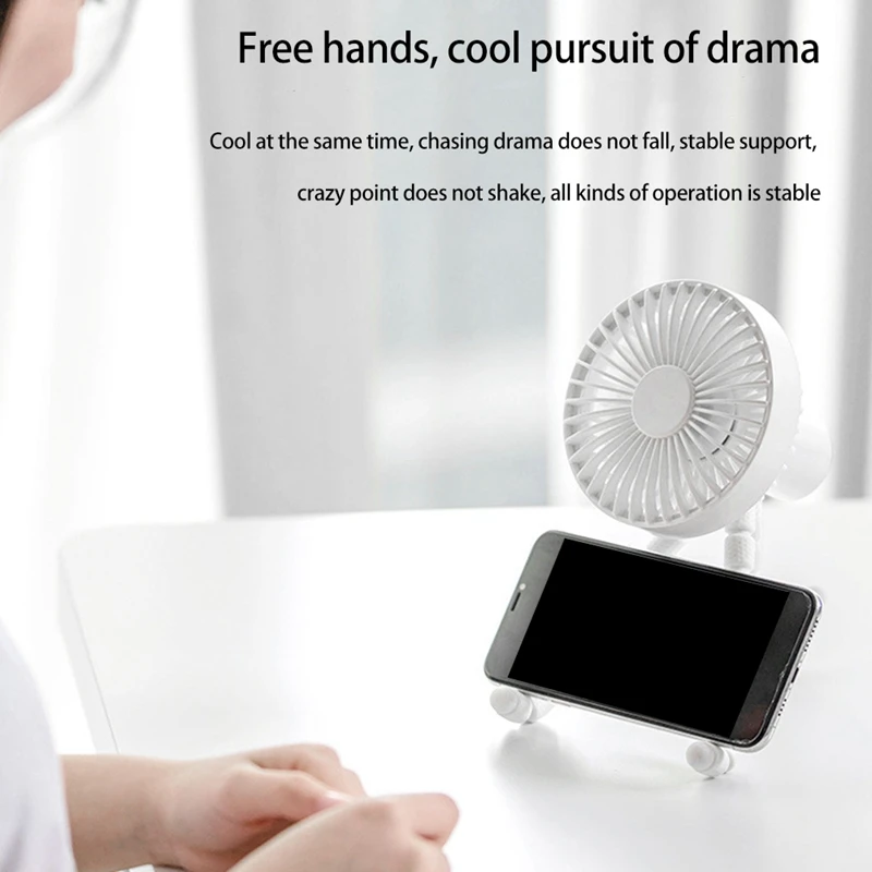 

Operated Stroller Fan Flexible Tripod Clip on Fan with 3 Speeds and Rotatable Handheld Personal Fan for Home Car
