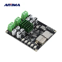 aiyima tpa3116d2 bluetooth compatible power amplifier board 50wx2 home theater hifi stereo amplificador support tf card mini amp