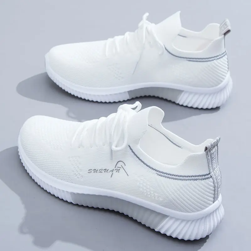 

Mesh shoes women's breathable mesh sports shoes women's sports light running shoes new small white shoes casual shoes