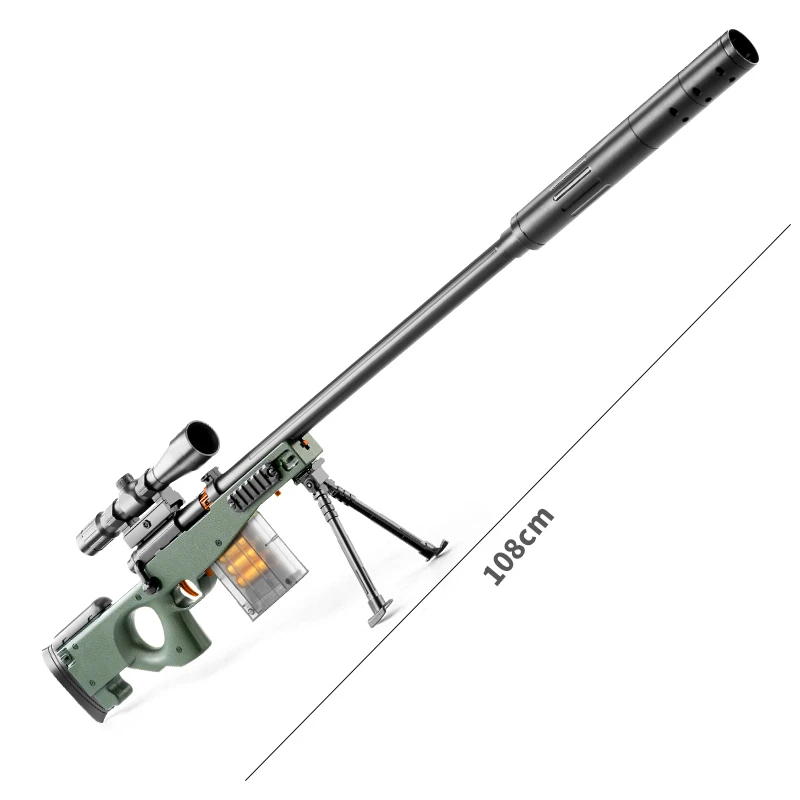 Мягкий пистолет-пуля AWM kar98k игрушечный пистолет снайперский большая модель