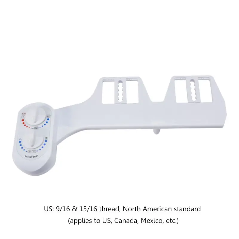 Насадка На сиденье унитаза для биде распылитель горячей и холодной теплой воды