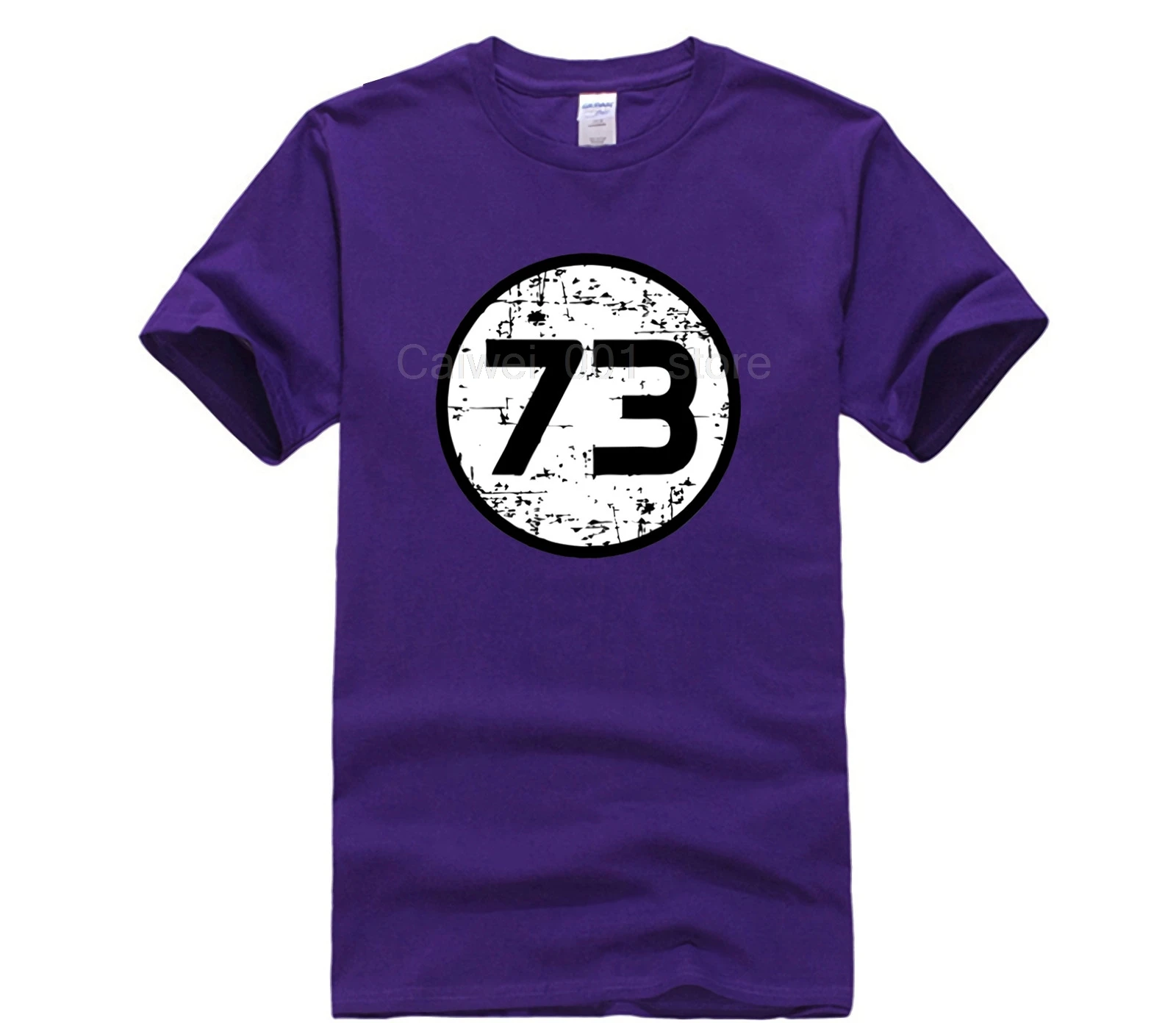 100% хлопок популярная мужская забавная Повседневная футболка с принтом 73 серая