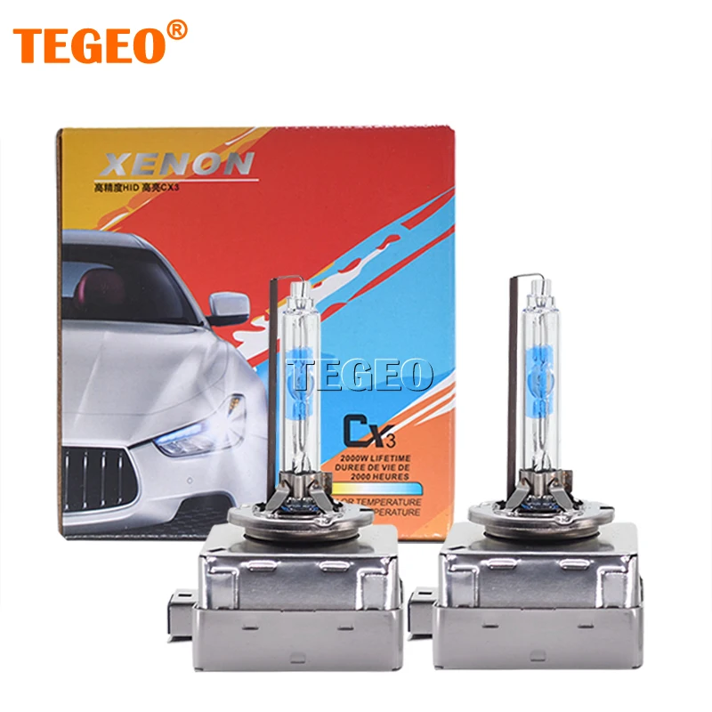 

2 шт., автомобильные ксеноновые лампы TEGEO CX3, 35 Вт, 6000 К