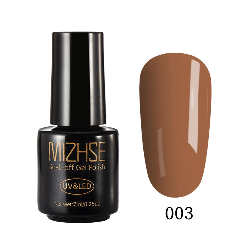 KKM003 MIZHSE Гель-лак для ногтей 7 мл UV Vernis Полупостоянный праймер верхнее покрытие для маникюра xx цветов гелевое покрытие для ногтей гель-арт - Цвет: KKM003