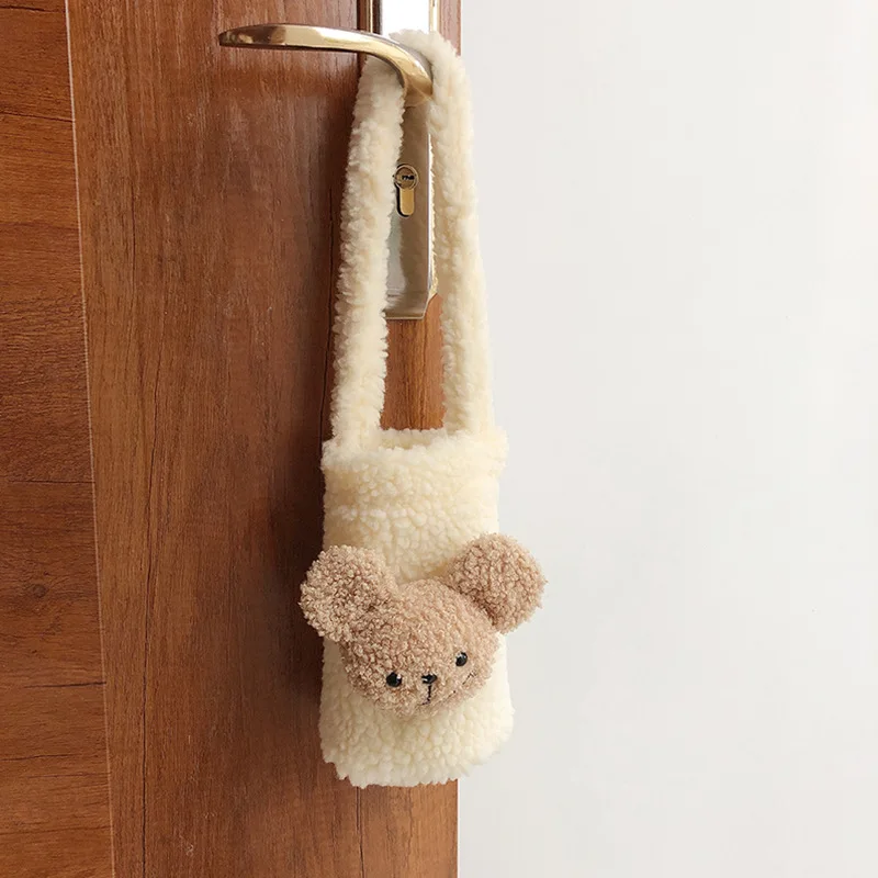 

New Winter 2020 Fashion Plush Bag Women Cute Mouse Imitation Lamb Wool Cup Bag Mini Crossbody Bags Kawaii Handbag Bolsa Feminina