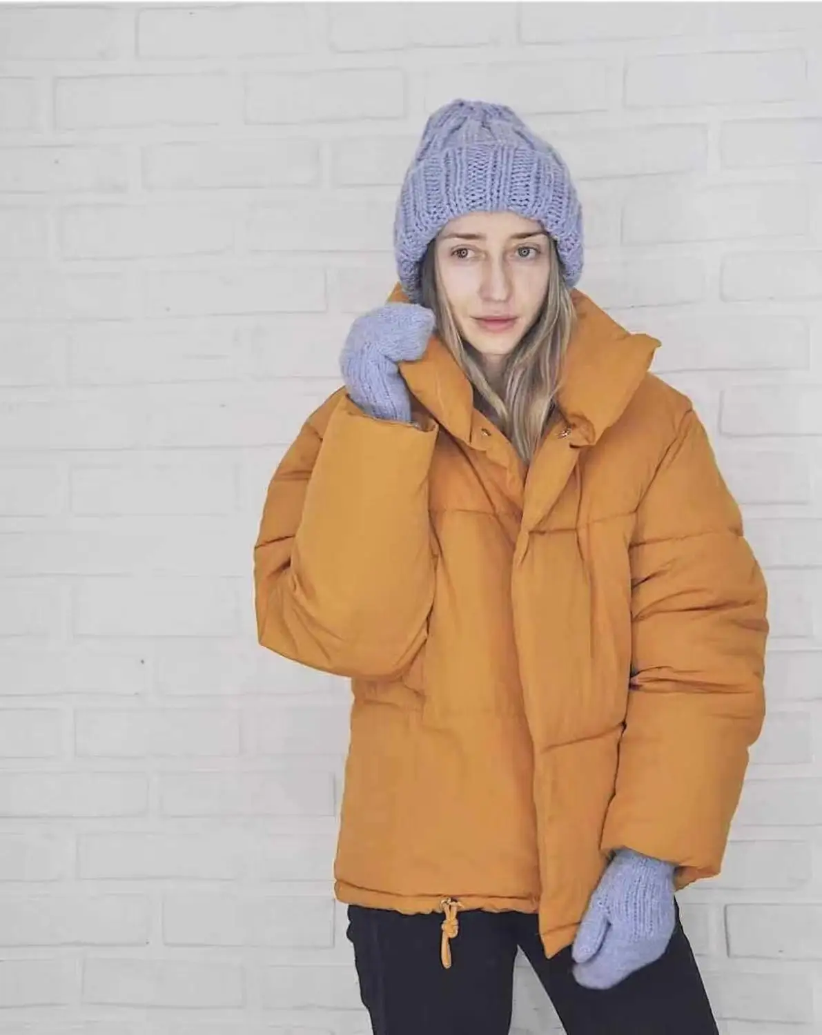 Женская зимняя теплая Корейская парка пальто женская модная куртка со стоячим