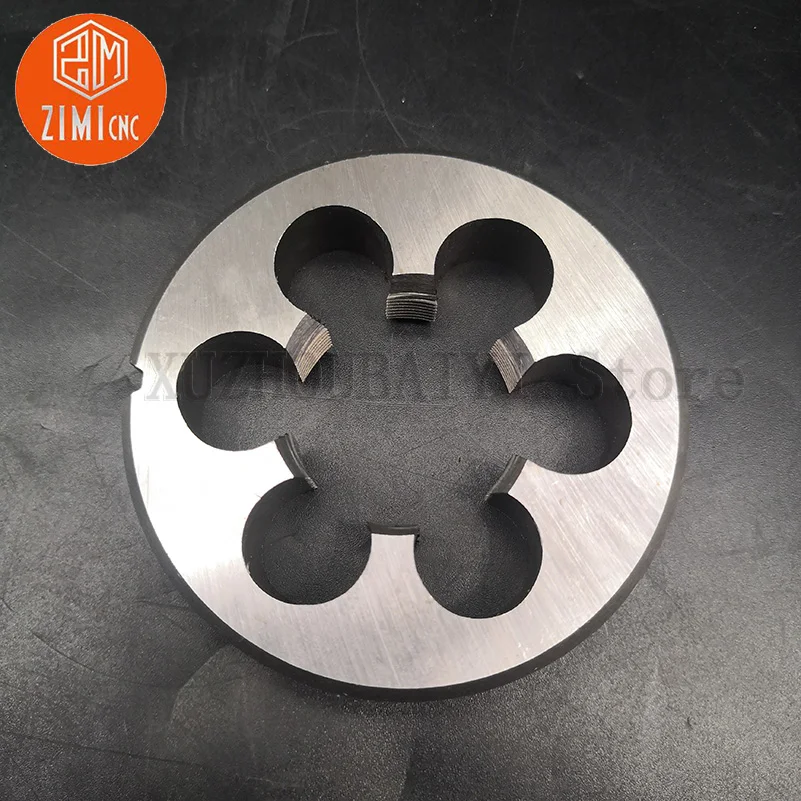 1 шт. M50 * 5 Круглый ручной инструмент для нарезания резьбы резьбонарезной круглый