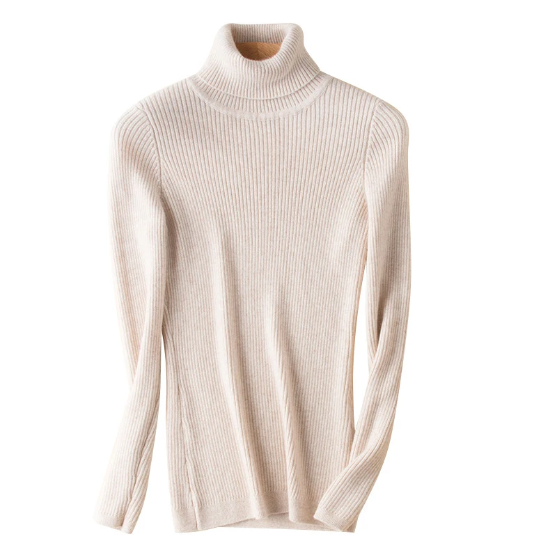 Women Sweater Cashmere Knitwear Hot Sale Turtleneck ladies Jumpers Woolen Pullovers Tops female Knitting Standard Clothes | Женская