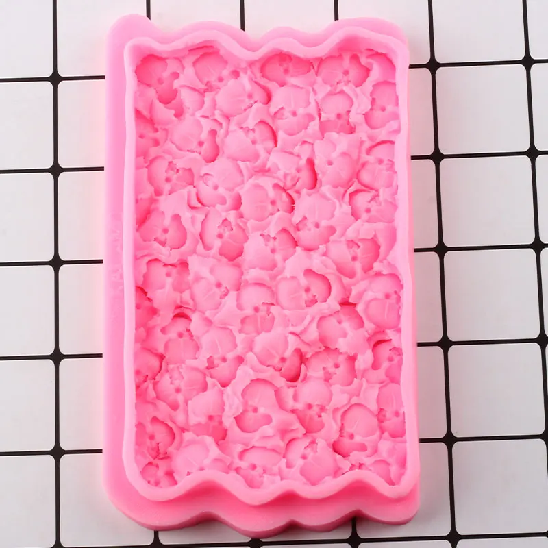 Лепестки орхидеи границы силиконовые формы DIY цветок кекс Топпер инструменты для