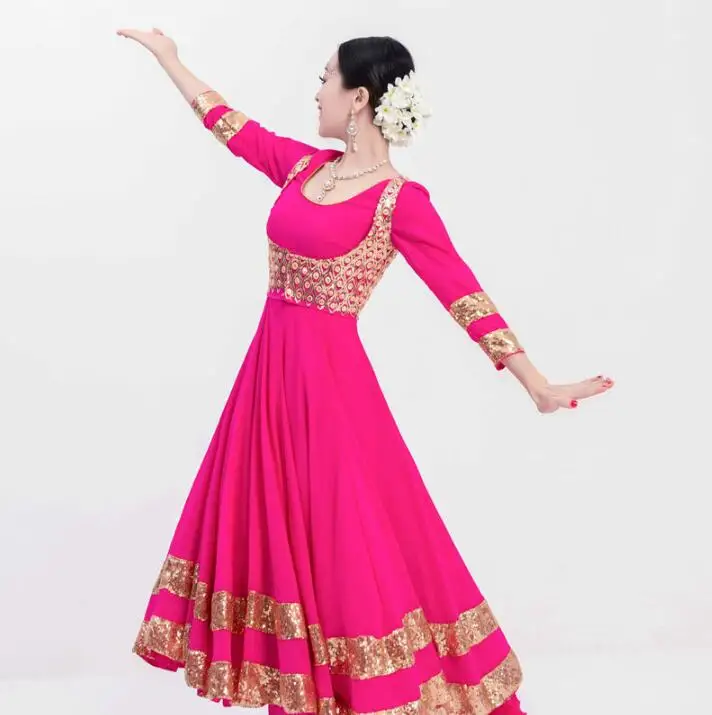Новые индийские сари для женщин женский костюм представлений комплект Salwar Kameez