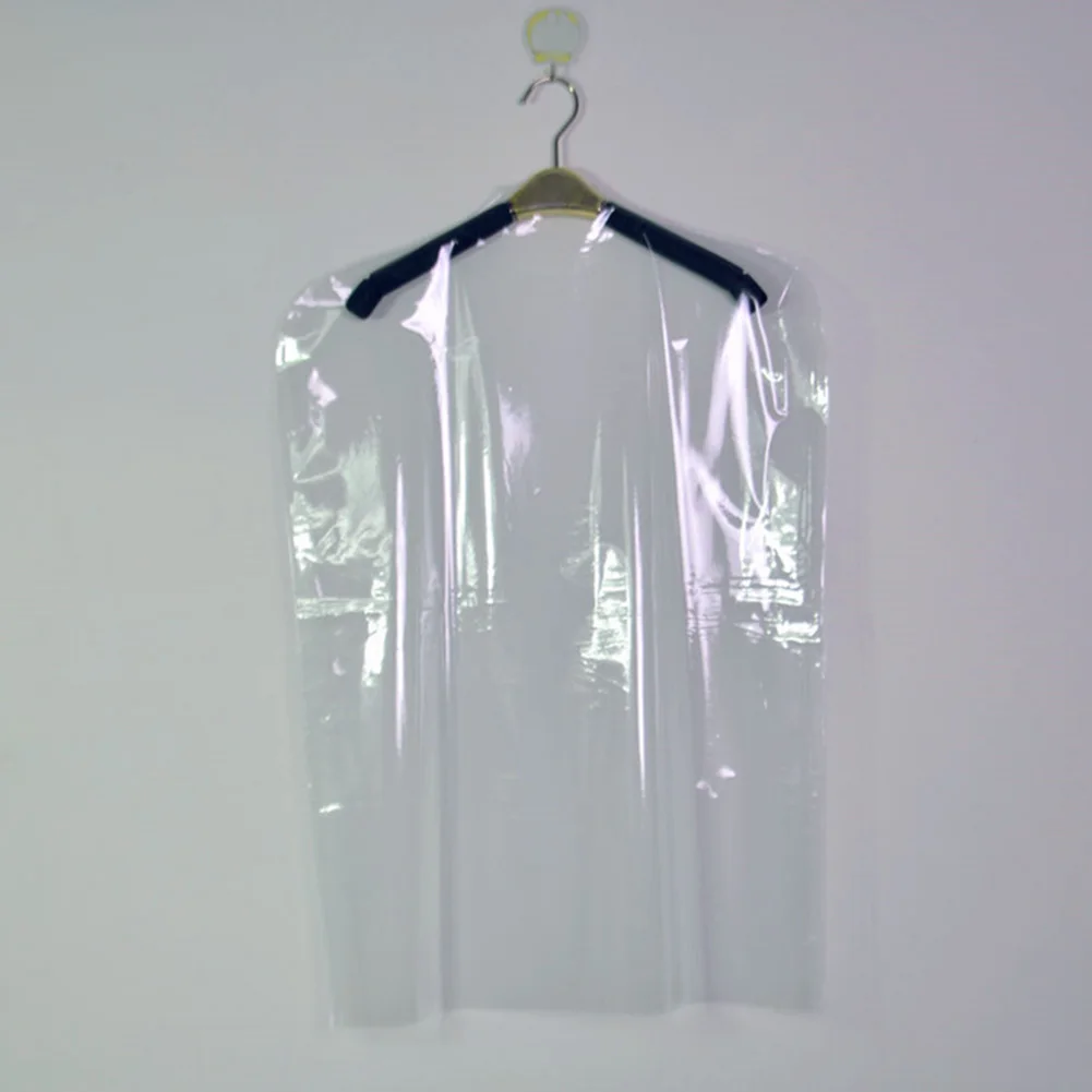 

Disposable Plastic Dust Cover Clothing Storage Bag Coat Dress Dry Cleaning