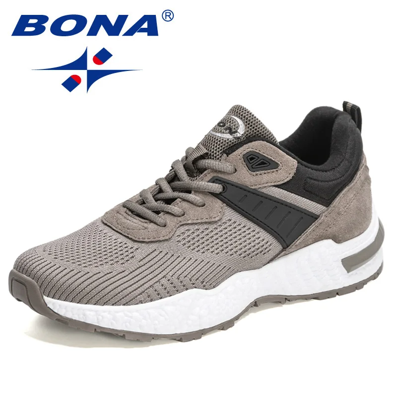 

Кроссовки BONA мужские сетчатые, брендовые дышащие сникерсы, повседневная легкая прогулочная обувь, 2022