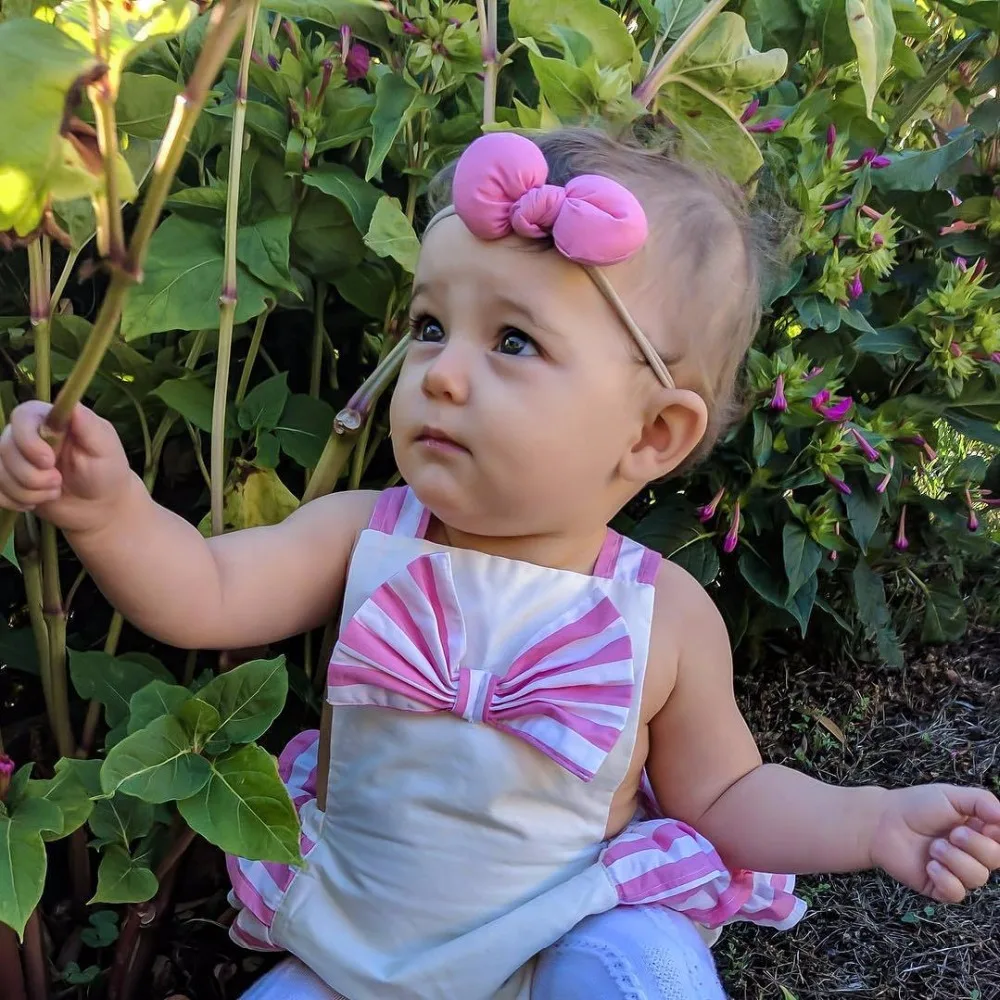 Боди для девочек с бантом Детские ползунки детский комбинезон без рукавов одежда