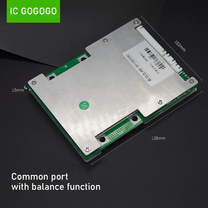 Защитная плата для литий ионного аккумулятора Lifepo4 15S 48 В 56 в 3 7 2 Bluetooth 80А 100А