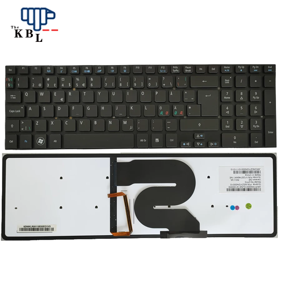 Новинка для ACER ASPIRE 5951G 5951 8951G 8951 NE языковая клавиатура Bakclit AEZYGK00010 V125746AK1 ZYG |