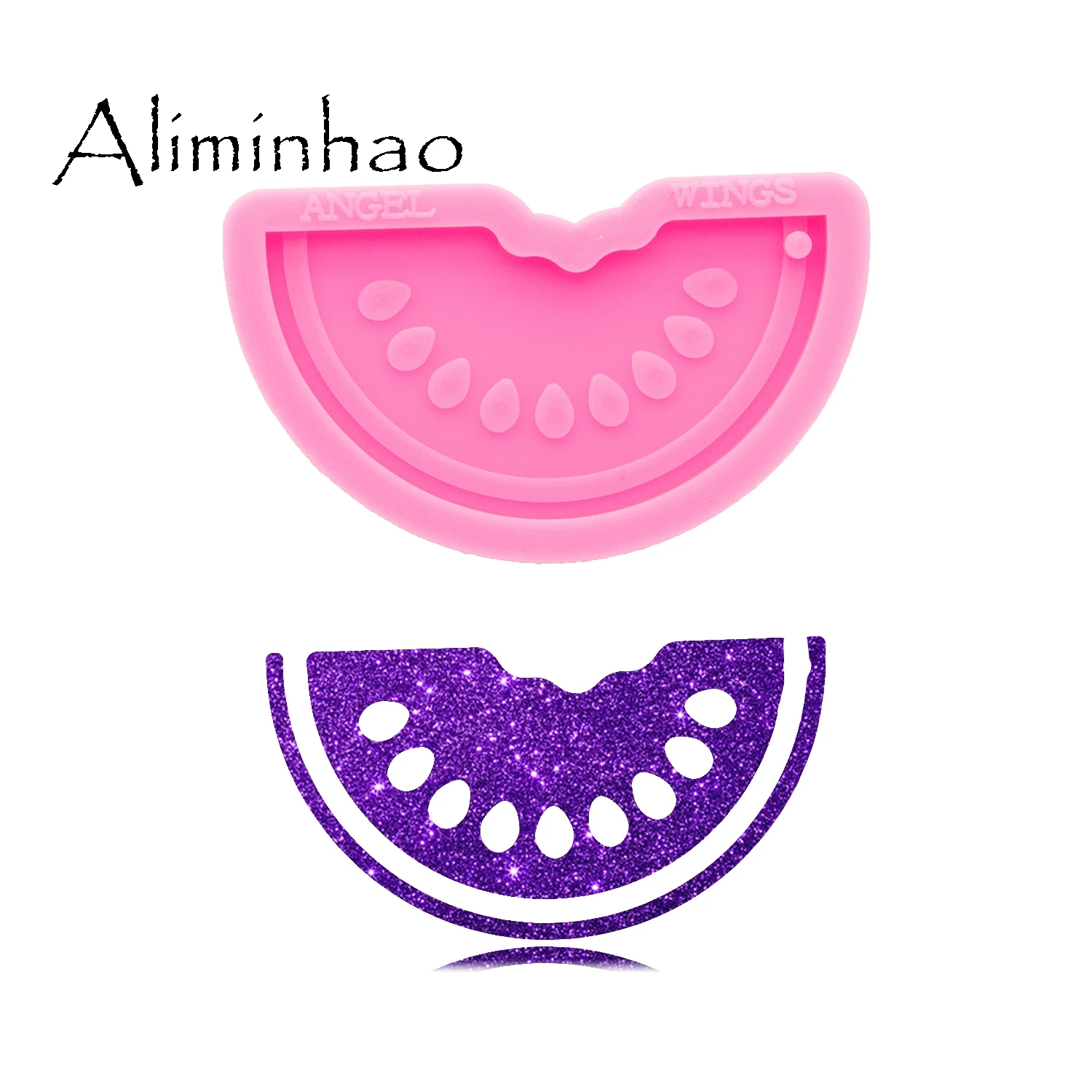 Блестящие брелоки DY0534-арбуз силиконовые бриллиантовые ожерелья изготовление