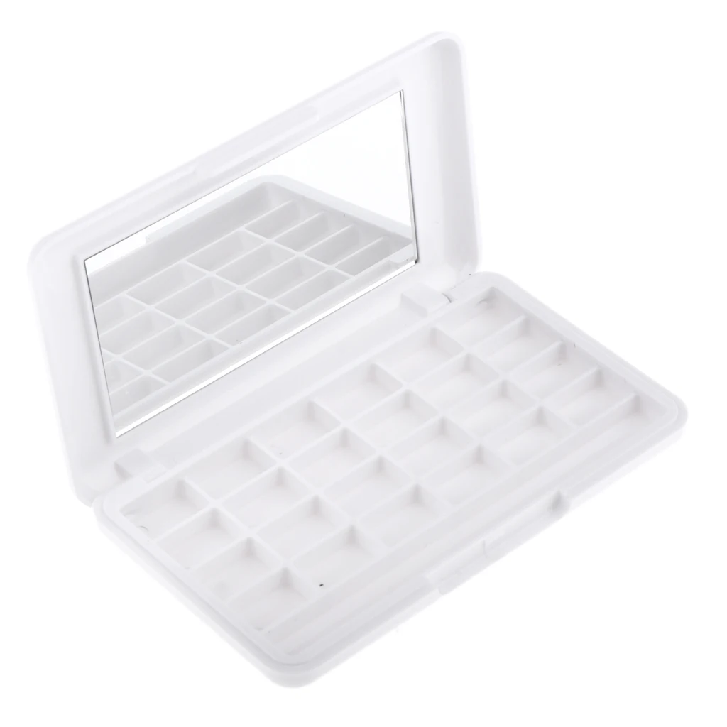 

MagiDeal 24-Well Plastic Foundation/Lipstick Palette (Empty) for Lip Colors