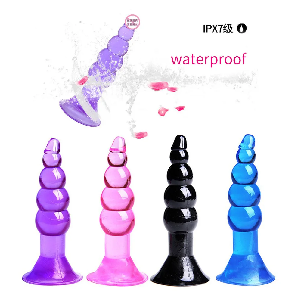 Новые Силиконовые анальные шарики Желейная Анальная пробка массажер простаты