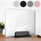 Новинка, двойная Вертикальная Регулируемая подставка для ноутбука, алюминиевая поддержка, подставка для ноутбука, базовый держатель для компьютера, планшета, держатель