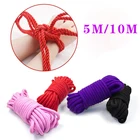 Хлопковая веревка 5 м10 м, женские секс-товары для взрослых, рабы, БДСМ бондаж, мягкая искусственная веревка, игры для взрослых, интимные игрушки для косплея